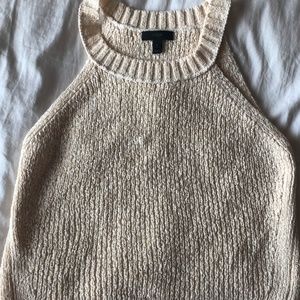 J Crew Nubbled Knit Tank Top